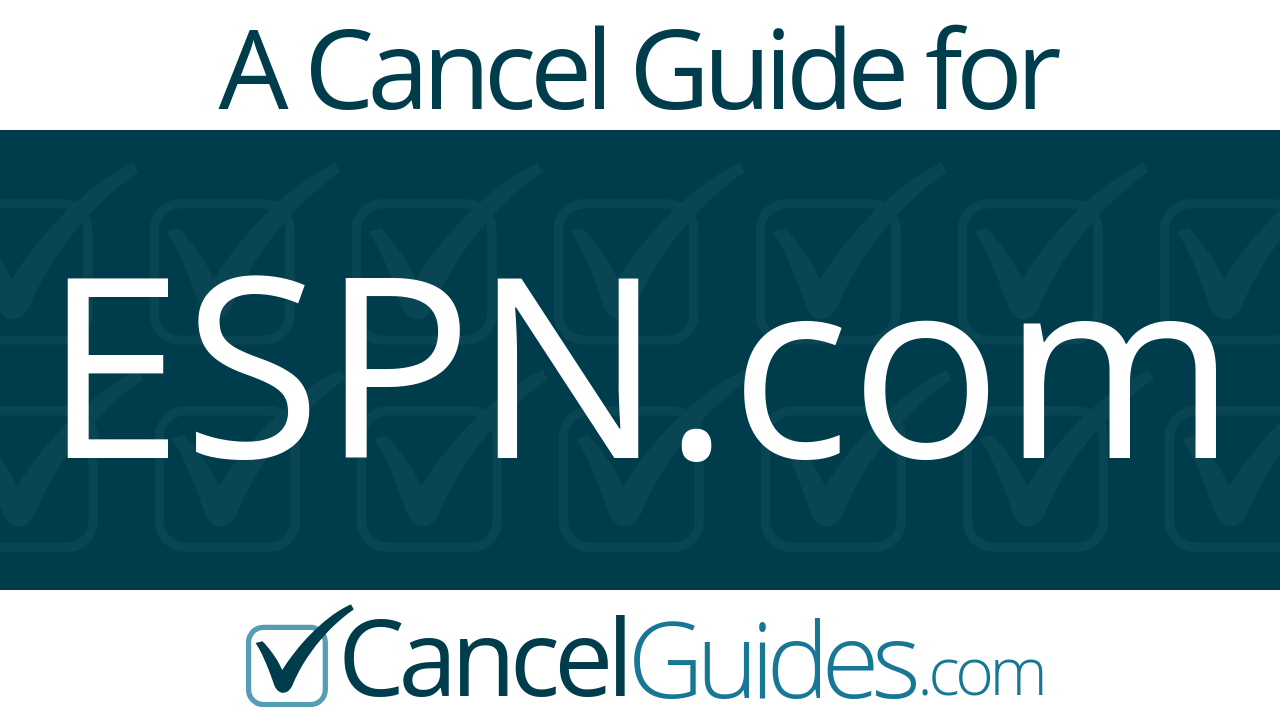 ESPN Cancel Guide CancelGuides