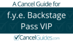 f.y.e. Backstage Pass VIP