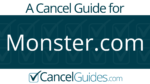 Monster.com Cancel Guide