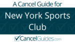 New York Sports Club Cancel Guide